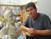 Clay sculpture by dg Hatch 2013